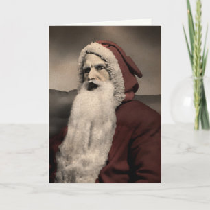 Creepy Santa Christmas Card