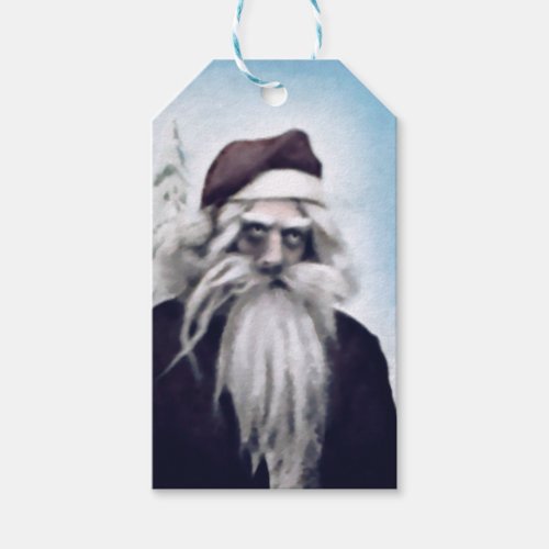 Creepy Santa Gift Tags