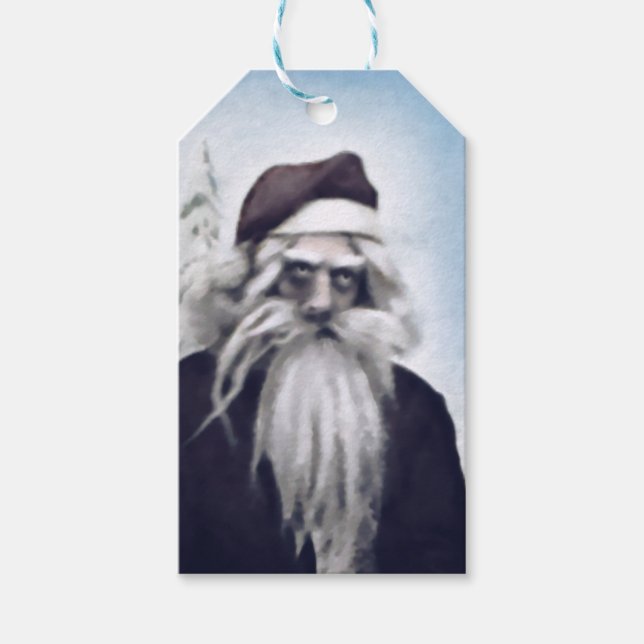 Creepy Santa Gift Tags (Front)