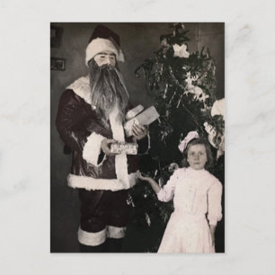Creepy Santa Postcard