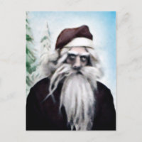 Creepy Santa Postcard