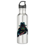 Creepy Scary Halloween Turtle T-Shirt Stainless Steel Water Bottle