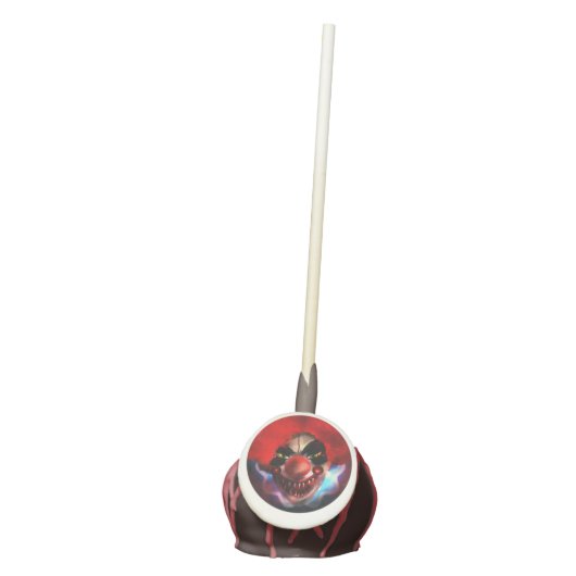 Creepy Scary Killer Clown Halloween Party Cake Pops (Front)