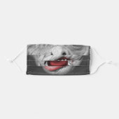 Creepy Scary Monster Adult Cloth Face Mask (Front, Folded)