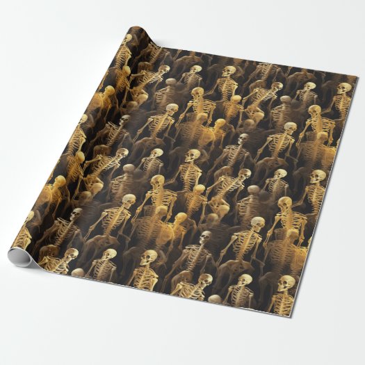 Creepy Skeletons Halloween Decoupage