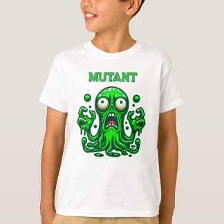 Creepy Slime Zombie Alien – Neon Green Monster T-Shirt
