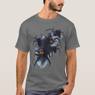 Creepy Spider Halloween Horror Apparel girl T-Shirt