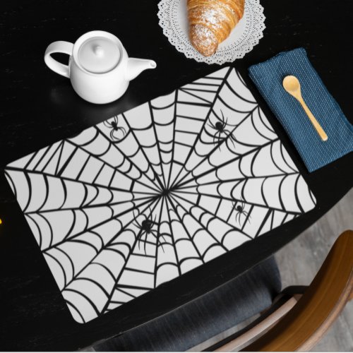 Creepy Spider Web Placemat