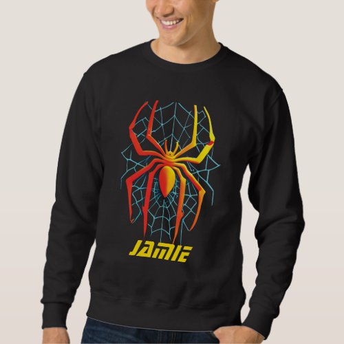 Creepy Spider Web Sweatshirt