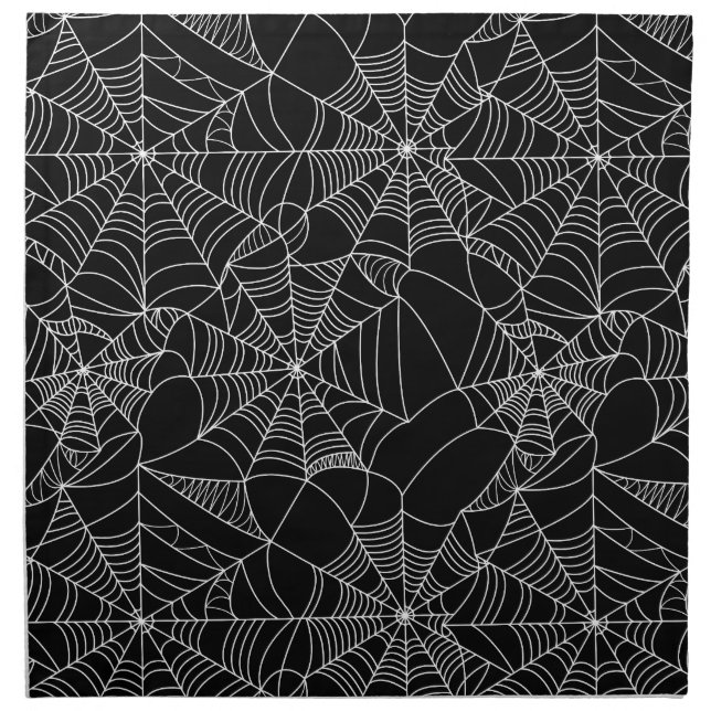 Creepy Spider Webs Napkin (Front)