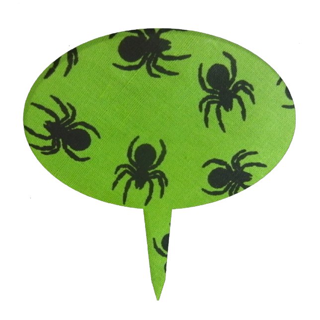 Creepy Spiders Cake Topper (Front)