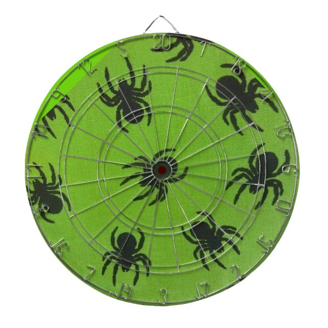 Creepy Spiders Dart Board (Front)