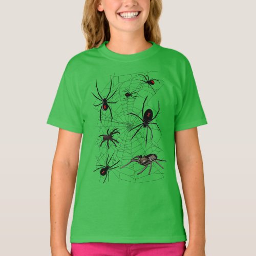 Creepy Spiders T_Shirt