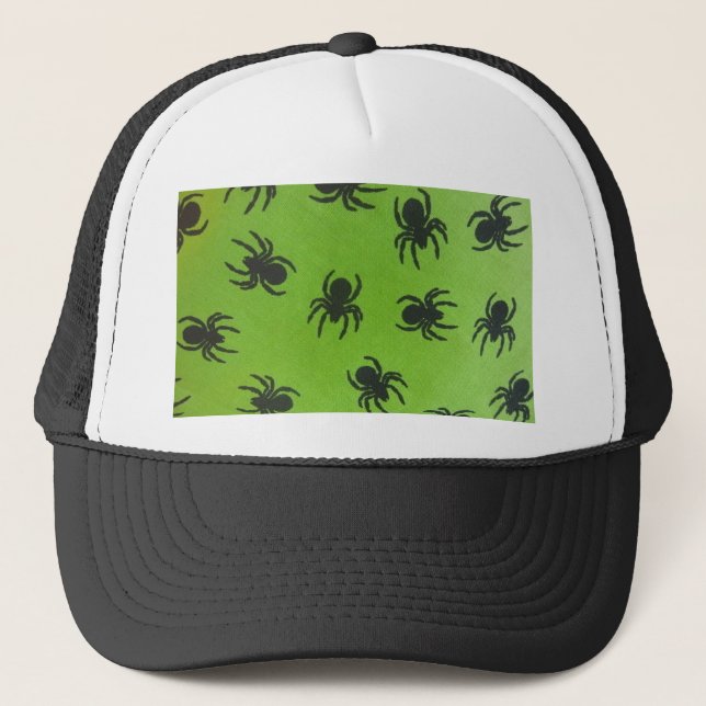 Creepy Spiders Trucker Hat (Front)
