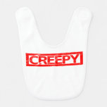 Creepy Stamp Baby Bib