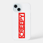 Creepy Stamp iPhone 15 Case
