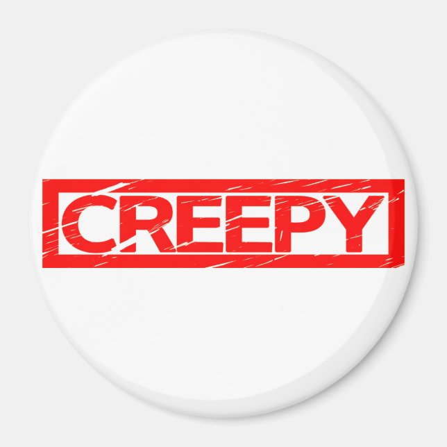 Creepy Stamp Magnet (Front)