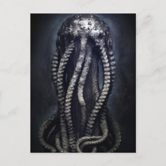 Creepy Statue of an Unknown Cephalopod