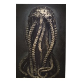 Creepy Statue of an Unknown Cephalopod