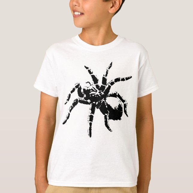 Creepy Tarantula Design T-Shirt (Front)