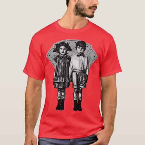 Creepy Tarot ds Kids T_Shirt