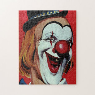 Creepy Vintage Clown 8 Puzzle