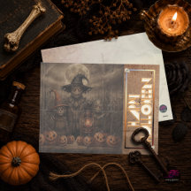 Creepy Vintage Scarecrow Family Halloween