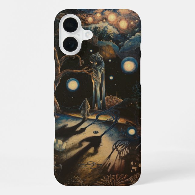 Creepy - Whispers in the Void Iphone Case (Back)