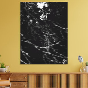 Creepy woods in Whidbey Island Canvas Print