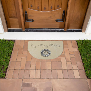 Creepy Wreath Doormat