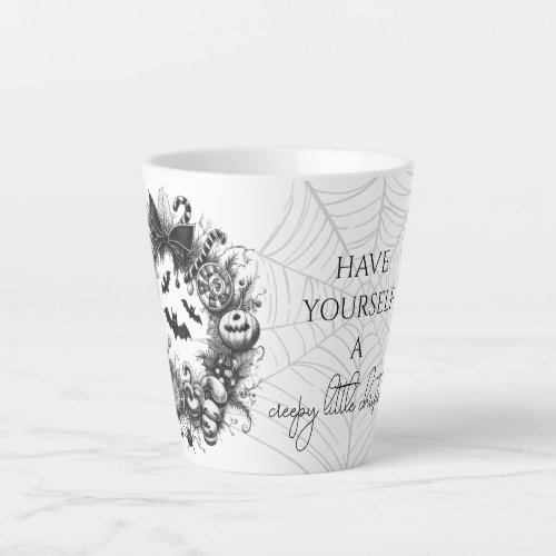 Creepy Wreath Latte Mug