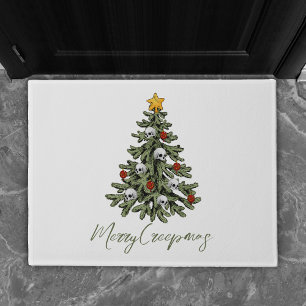 Creepy XMAS A Very Gothic Christmas Tree Grunge Doormat
