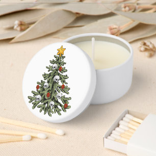 Creepy XMAS A Very Gothic Christmas Tree Grunge Mini Candle Favors