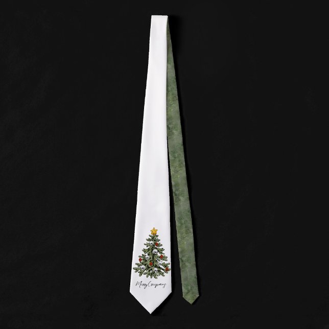 Creepy XMAS | A Very Gothic Christmas Tree Grunge Neck Tie (Creator Uploaded)