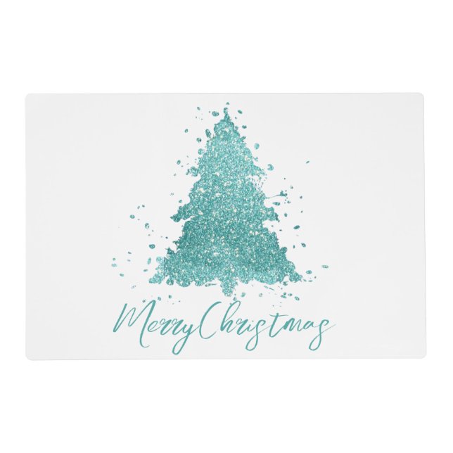 Creepy XMAS | A Very Gothic Christmas Tree Grunge Placemat (Front)
