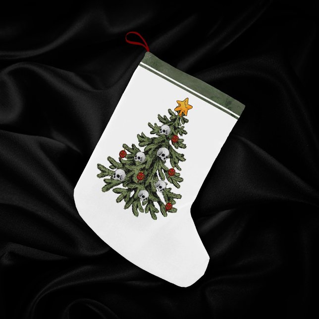 Creepy XMAS | A Very Gothic Christmas Tree Grunge Small Christmas Stocking (Creator Uploaded)
