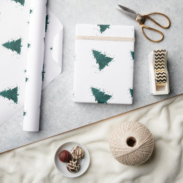 Creepy XMAS | A Very Gothic Skull Mug Grunge Wrapping Paper (Crafts)