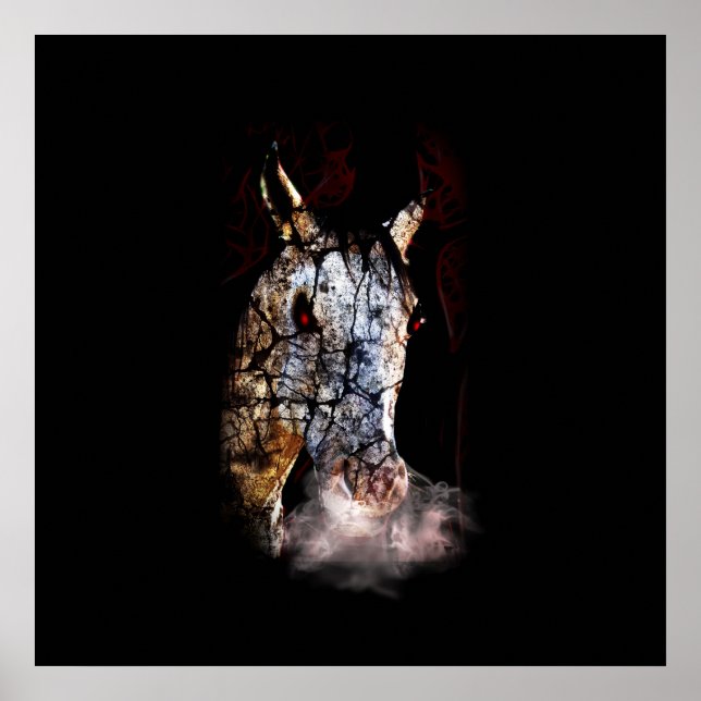 Creepy Zombie Horse Poster (Front)
