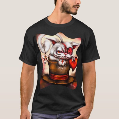 Creepy Zombie Monster Cat  T_Shirt