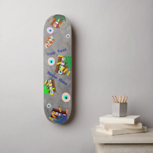 Creepy Zombies Sweet Tooth Skateboard