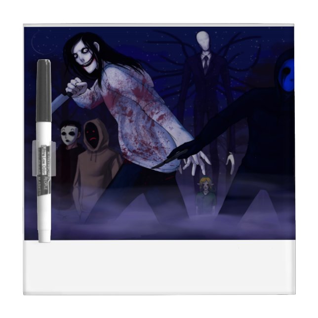 creepypasta dry eraseboard Dry-Erase board (Front)