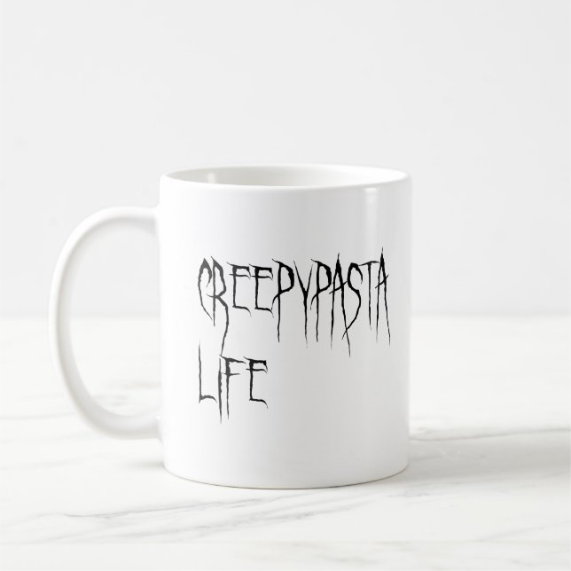 Creepypasta Life Coffee Mug (Left)