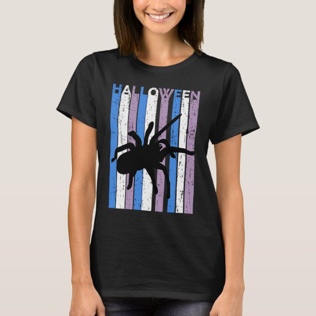 Creey Spider Halloween Costume Mens Kids Boy Girls T-Shirt (Front)