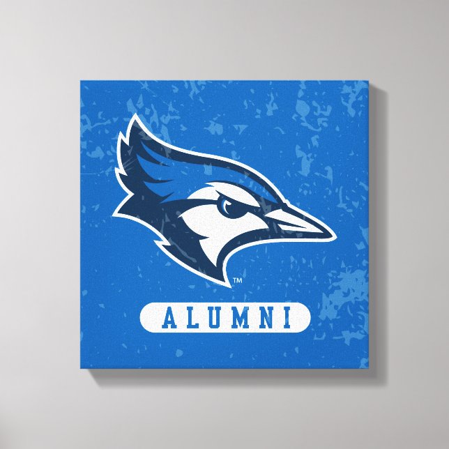 Creighton Alumni University Distressed Canvas Print (Front)