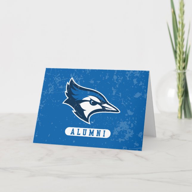 Creighton Alumni University Distressed Card (Front)