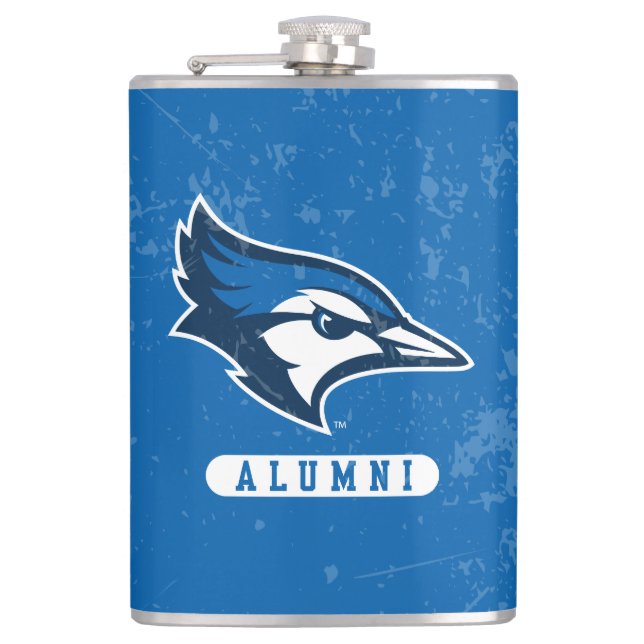 Creighton Alumni University Distressed Flask (Front)