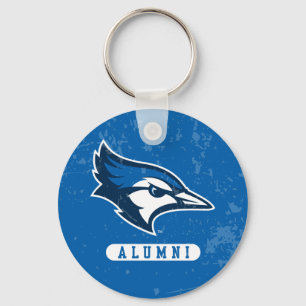 Creighton Alumni University Distressed Keychain