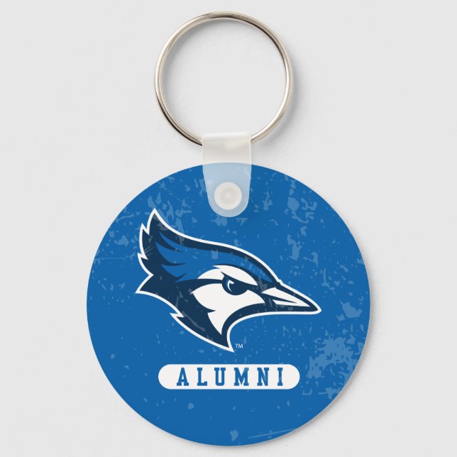 Creighton Alumni University Distressed Keychain (Front)