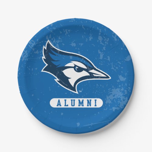 Creighton Alumni University Distressed Paper Plates