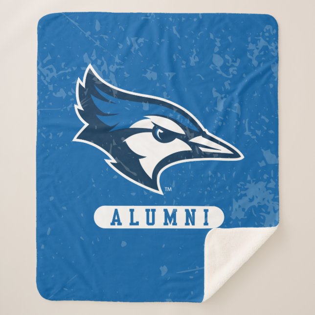 Creighton Alumni University Distressed Sherpa Blanket (Front)